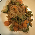 花花里's cooksnap of when they made 切り干し大根とゴーヤの煮物.