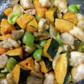 まん丸みかリン's cooksnap of when they made 簡単おかず！鶏もも肉とかぼちゃの甘酢炒め.