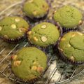 saki1010's cooksnap of when they made 秘密にしたい☆抹茶ホワイトチョコマフィン.