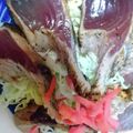 xyzクック's cooksnap of when they made 生姜ドレッシングで！かつおのたたきサラダ.