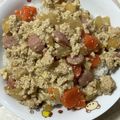 ゃゃッキりん梵's cooksnap of when they made 離乳食後期 鶏挽肉の親子煮.