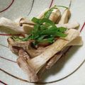 まぶたん's cooksnap of when they made オッサンの おつまみエリンギ.