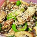 しましまもっぷ's cooksnap of when they made ❦大葉香る。大根とちくわの味噌炒め❦.