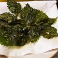 まーちゃろう's cooksnap of when they made 焼くだけ簡単大量消費♪大葉のぱりぱり♪.