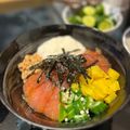 ざどう's cooksnap of when they made 大戸屋風☆ばくだん丼.