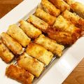 カプチッチ's cooksnap of when they made 大量消費！大葉とチーズの焼き餃子の皮巻き.