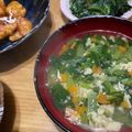 ほちる。's cooksnap of when they made 超簡単!人参と小松菜の卵スープ☆汁物？☆.