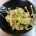 片ちゃん's cooksnap of when they made やみつき小松菜ツナ入り.