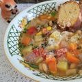 ☆＊お家グルメ工房＊☆'s cooksnap of when they made 金時豆とじゃが芋の田舎風スープ.
