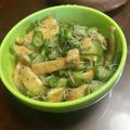 28's cooksnap of when they made きゅうりと油揚げの酢味噌和え（もみうり）.