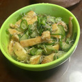 28's cooksnap of when they made きゅうりと油揚げの酢味噌和え（もみうり）.