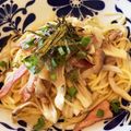 Rieko_ｓ♪♪'s cooksnap of when they made 柚子胡椒とバター醤油のきのこパスタ.