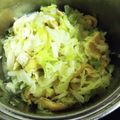 子供ネギ星人's cooksnap of when they made ＊簡単あと一品＊キャベツと油揚の白だし煮.