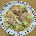 みふみふ☆'s cooksnap of when they made ☆簡単☆レタスと豚こまの味噌マヨ炒め.