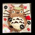 mumu103☆'s cooksnap of when they made キャラケーキ☆トトロ.