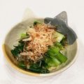 クックCKWZHQ☆'s cooksnap of when they made レンチンで簡単❢小松菜のお浸し(^^).