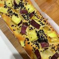 クックUZP1NX☆'s cooksnap of when they made 簡単☆米粉のさつま芋パウンドケーキ.