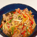 クック2UOE4J☆'s cooksnap of when they made 牛コマとピーマンのオイスターソース炒め.