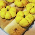 ぽてぽてぽてちゃん⭐'s cooksnap of when they made ふかふか♡かぼちゃパン.