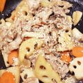 miiko大好き's cooksnap of when they made ☆箸が止めらレンコン豚バラ炒め☆.