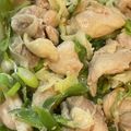 yomo1229's cooksnap of when they made レンジで簡単。鶏もも肉の長ネギ塩ダレ蒸し.