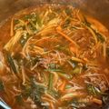 STfam's cooksnap of when they made スタミナ“辛”韓国スープ（ユッケジャン）.