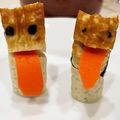 sapyo's cooksnap of when they made キャラ弁☆竹輪星人ハロウィン仮装に挑む★.