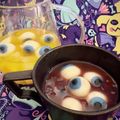 おむれつ＊'s cooksnap of when they made 簡単！ハロウィン 目玉のホラー白玉デコ.