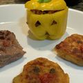 saki1010's cooksnap of when they made ハロウィン☆パプリカのフライドライス詰め.