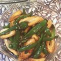 tikariri's cooksnap of when they made ちくわとピーマン炒め☆.