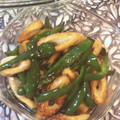 tikariri's cooksnap of when they made ちくわとピーマン炒め☆.