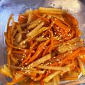fujiaya126's cooksnap of when they made じゃがいもと人参のきんぴら.