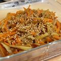 まなぴママ★'s cooksnap of when they made お弁当にも★人参と新ショウガのきんぴら.