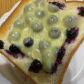 ほちる。's cooksnap of when they made ＊新感覚！ブルーベリーチーズトースト＊.