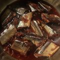 まりとっかり's cooksnap of when they made 圧力鍋で♪骨まで柔らか秋刀魚の梅煮.