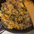 蜜柑の花's cooksnap of when they made シンプル☆鶏ひき肉と卵のチャーハン.