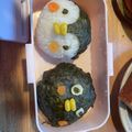 こむぎ大好き 's cooksnap of when they made 簡単キャラ弁☆ペンギンおにぎり♪.