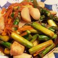miiko大好き's cooksnap of when they made アスパラとホタテの中華炒め.