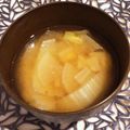 tikariri's cooksnap of when they made ぽっかぽか大根と白菜のお味噌汁.