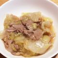 uttei's cooksnap of when they made 白菜と豚肉のとろ～りうま煮.
