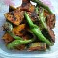 わこたこ's cooksnap of when they made かぼちゃとししとうの粉チーズ焼き.