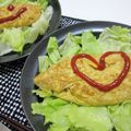 たのすけどの's cooksnap of when they made レタスと一緒にツナオムレツ.