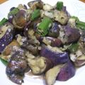conn's cooksnap of when they made ナスとオクラのナムル風.