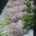 ♪bird♪'s cooksnap of when they made 豚しゃぶの香味野菜サラダ巻き.