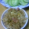 緑のカーテン's cooksnap of when they made Ｌｅｋｕｅ(ルクエ)で簡単☆カレーピラフ.