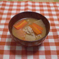 パンダさんでーす。's cooksnap of when they made 我が家の簡単豚汁.