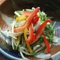 LSHashi's cooksnap of when they made 水菜とキュウリのﾋﾟﾘｯと辛いサラダ.