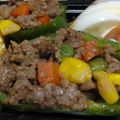 みきぷ☆'s cooksnap of when they made 弁当に★♪ピーマンの甘辛挽肉詰め.