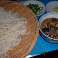 Jock's cooksnap of when they made なすと豚しゃぶのつゆそば.