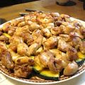 ｃａｒ/ｂｏｎ's cooksnap of when they made かぼちゃと鶏肉のガーリック焼き.